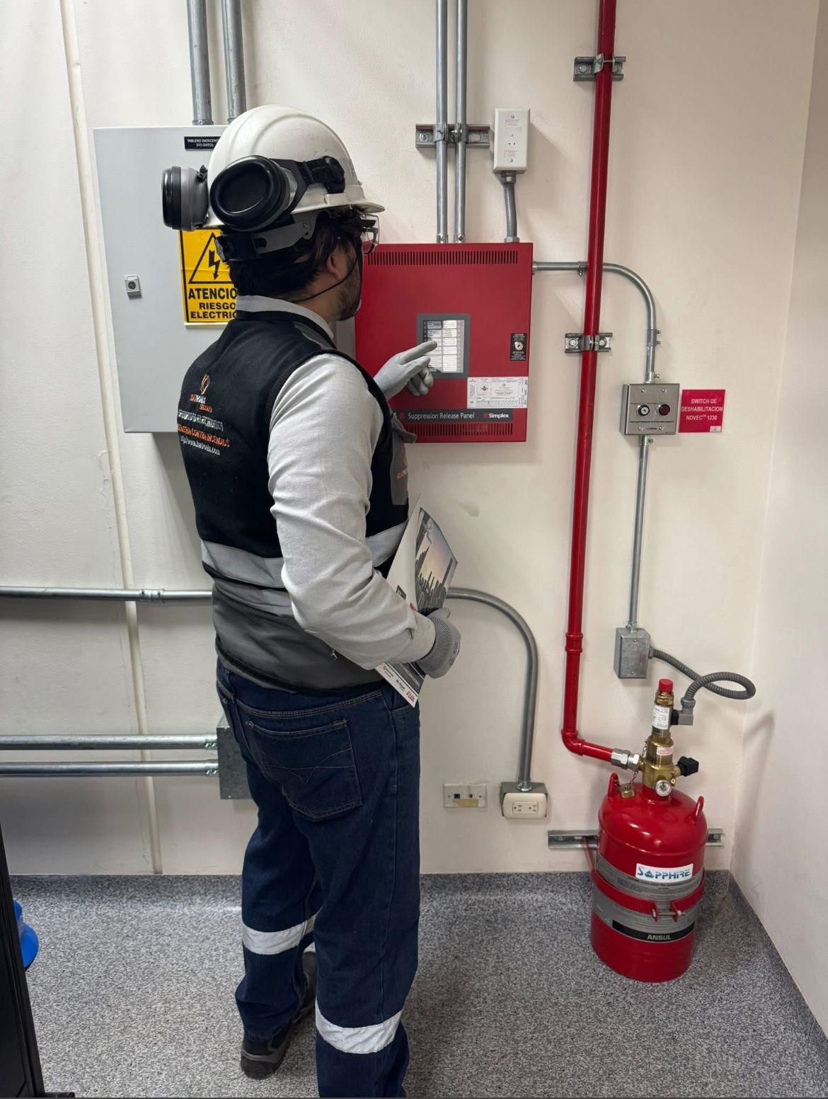 Fire Suppressor System Testing